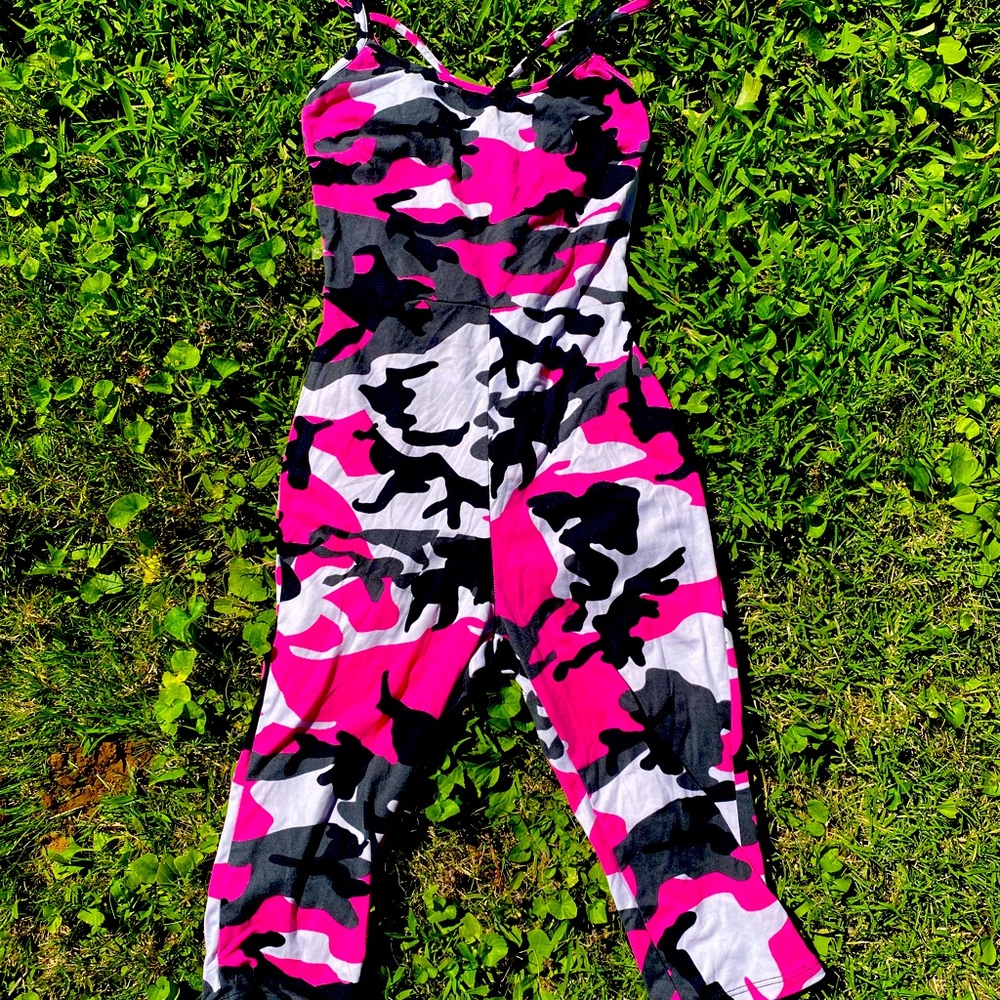 Camouflage romper